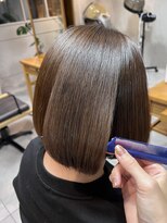 アイノアシェール 西宮(AInoa Cher) 【極上の髪質改善】プレミアムカラーエステ 艶ボブ