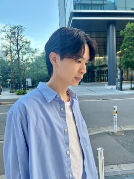 ソレイユトウキョウシブヤ(SOLEIL TOKYO shibuya) メンズ韓国ヘア/フェザーショートカルマパーマニュアンスパーマ