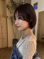 トリッカ 銀座(tricca)&nbsp;耳かけショート/ブラウンカラー/艶髪