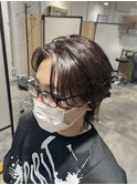 レイヤーカット×レッドブラウンカラー【カミケンアジト/福島】