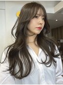 【井上】レイヤーカット×グレージュカラー