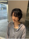 ショートボブ　ショートパーマ　パーマ