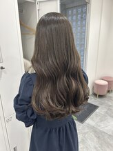 リュール バイ ヘッドライト 北千住店(lueur by HEADLIGHT) 透明感ベージュ×韓国巻きロング