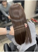 クラゲヘアー/小顔に見せるヘア/ココアベージュ/栄