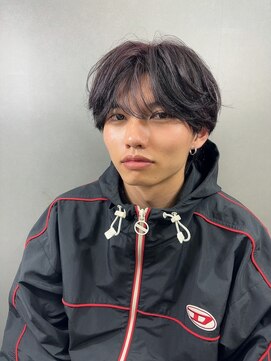 シースルーマッシュニュアンスパーマ