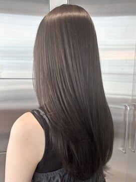 オーガニック リブ 川越(organic+live) 髪質改善◎艶カラーブラウン冬の美人見えストレート