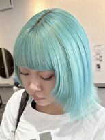 ラック 表参道(LUCK) ライムグリーン/ケアブリーチ/ブリーチ/表参道