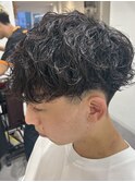 MEN’S HAIR/波巻ツイストスパイラル/フェザーパーマ/錦糸町