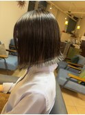 外はねボブ×ブルーブラック