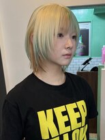 スリット(slit)&nbsp;139. ハンサムショート/イエローブロンド/デザインカラー