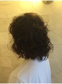 ルーズな大人パーマ