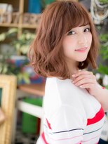 カバーヘア ブリス 大宮西口(COVER HAIR bliss)&nbsp;*+bliss大宮+*…目力UP&大人かわいい♪くせ毛風ミディｂ!