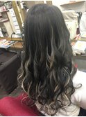ホワイトシルバーメッシュ