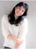 [K-two銀座]大人可愛いラフウェーブ　黒髪