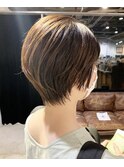 大人かわいいセシルカット#前髪#ココアブラウン