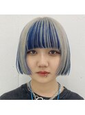 コントラストカラーボブ