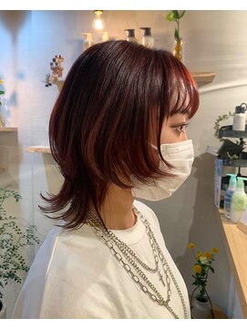 ミルヘアデザイン(mil hair design) チェリーレッド