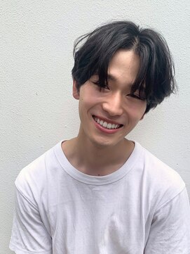 オーバーレイ(Overlay) センターパート×カルマパーマ　#3韓国マッシュ