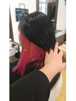 ヘアーズ ベリー 小林店(hairs BERRY) インナーピンク