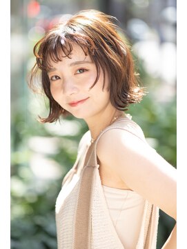 タヤ ザ ベーシックス フクオカテン(TAYA THE BASICS FUKUOKA) 大人かわいい柔らかソフトウェーブボブ