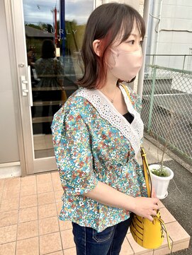 サーリー(SURLY) 1回ブリーチで出来るコーラルピンク◎