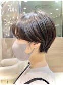 【絶壁解消】【襟足改善】マッシュショート