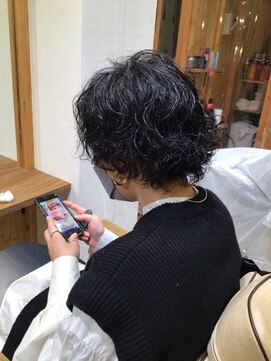 ディープ プラス ナカザキ(deep+nakazaki) ボブパーマ