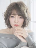 20代30代髪型 韓国風ボブ 透明感カラー 美肌カラー サイドバング