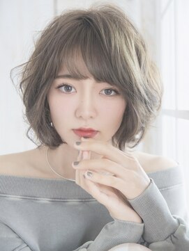 エクラート セントラル 赤坂(ECLART CENTRAL) 20代30代髪型 韓国風ボブ 透明感カラー 美肌カラー サイドバング