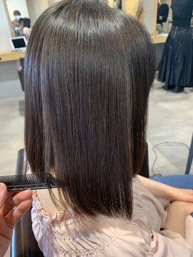 レオン(Re:ON) 縮毛矯正 ボブスタイル