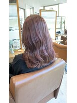 パルフェ ヘアー バイ オーク 九大学研都市(parfait hair byOAK) ダブルカラーピンクラベンダー