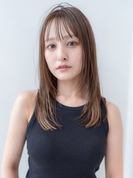 イルハバナ 渋谷(ill HAVANA) 20代30代大人かわいい/斜めバング/グレージュカラー/小顔/前髪