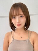 韓国風/インナーカラー/縮毛矯正髪質改善/顔まわり/レイヤー