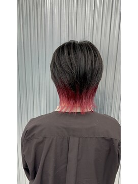 キバ(kva) ▽□□▽ インナーカラーレッド