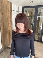 ユニコ(unico)&nbsp;チェリーピンク/個性派ウルフカット