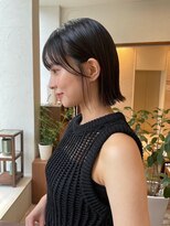 アンバー 池袋(amber)&nbsp;切りっぱなしボブ/美髪/ピンクブラウン[池袋駅]