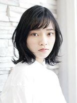 ルーツ(ROOTS)&nbsp;結べるお洒落な黒髪・今旬くびれボブ！