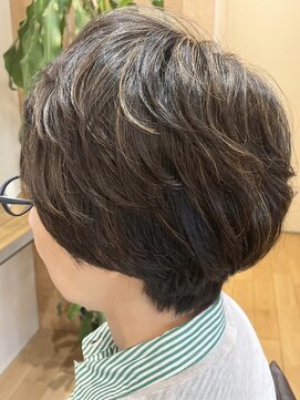 クラップス 横須賀中央店(CLAPS) 大人ショートボブショートカットココアアッシュくびれミディ