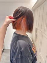 ベレーザ 渋谷(BELEZA)&nbsp;9025黒髪アッシュブラックインナーカラータンバルモリボブ