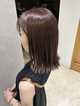 リー 天王寺(Lee) ピンクブラウン