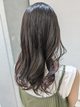 アヤラ オーガニックアンドスパ 東船橋店(AYALA) 【中村のぞみ】ブリーチなしインナーカラー×くすみレッド