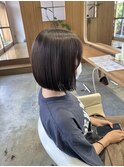 切りっぱなしボブ
