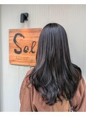 大人艶髪ダークアッシュ
