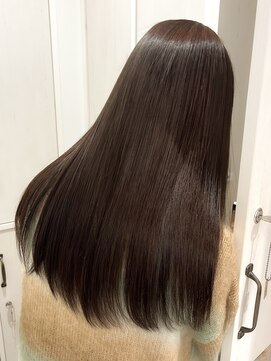 ガーデンヨコハマ(GARDEN YOKOHAMA) メルティカラー透明感ベージュカラーセミロングツヤカラー