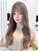 Say.黒髪ボブルフネビージュ小顔ワンレンロングレイヤーグレー
