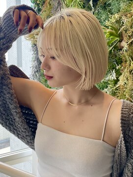 シュガー(Sugar) プチ韓国風×切りっぱなしボブ