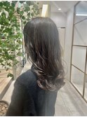 髪質改善コテ巻き風パーマ