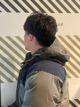 バーバーバー アカバネ(BARBER-BAR AKABANE) さりげないポイントパーマでボリューム、毛流れをプラス#3