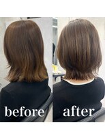 ヘアサロン ドットプラス 町田店(dot. plus)&nbsp;【市井友佳子】くびれレイヤーボブ