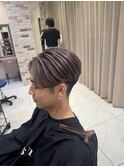 外国人風バレイヤージュカラー　メンズバレイヤージュ